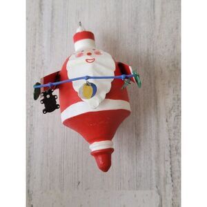 Santa Claus dradel ornament bear tree xmas